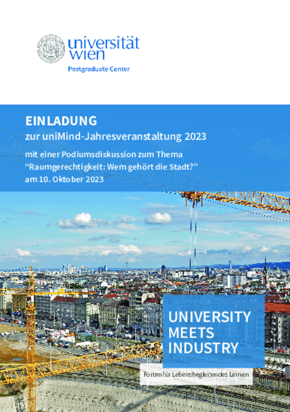 uniMind 2023 Veranstaltungsfolder