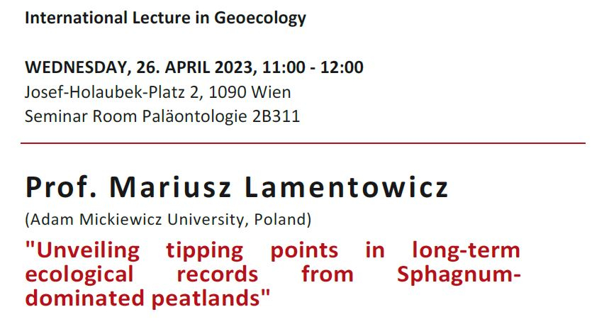 International lecture of Geoecology