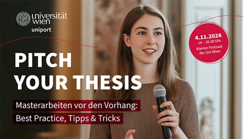 Ankündigungsbutton für die Veranstaltung „Pitch your Thesis“